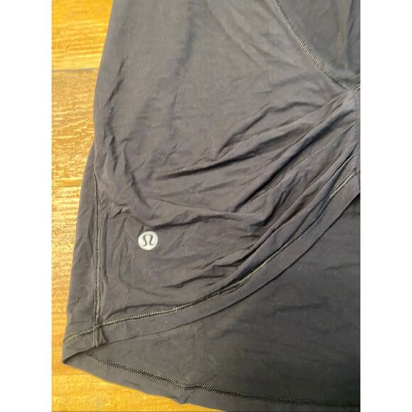 Lululemon size 6 Deep Stretch Tank black athletic active wear top shirt - Picture 11 of 13